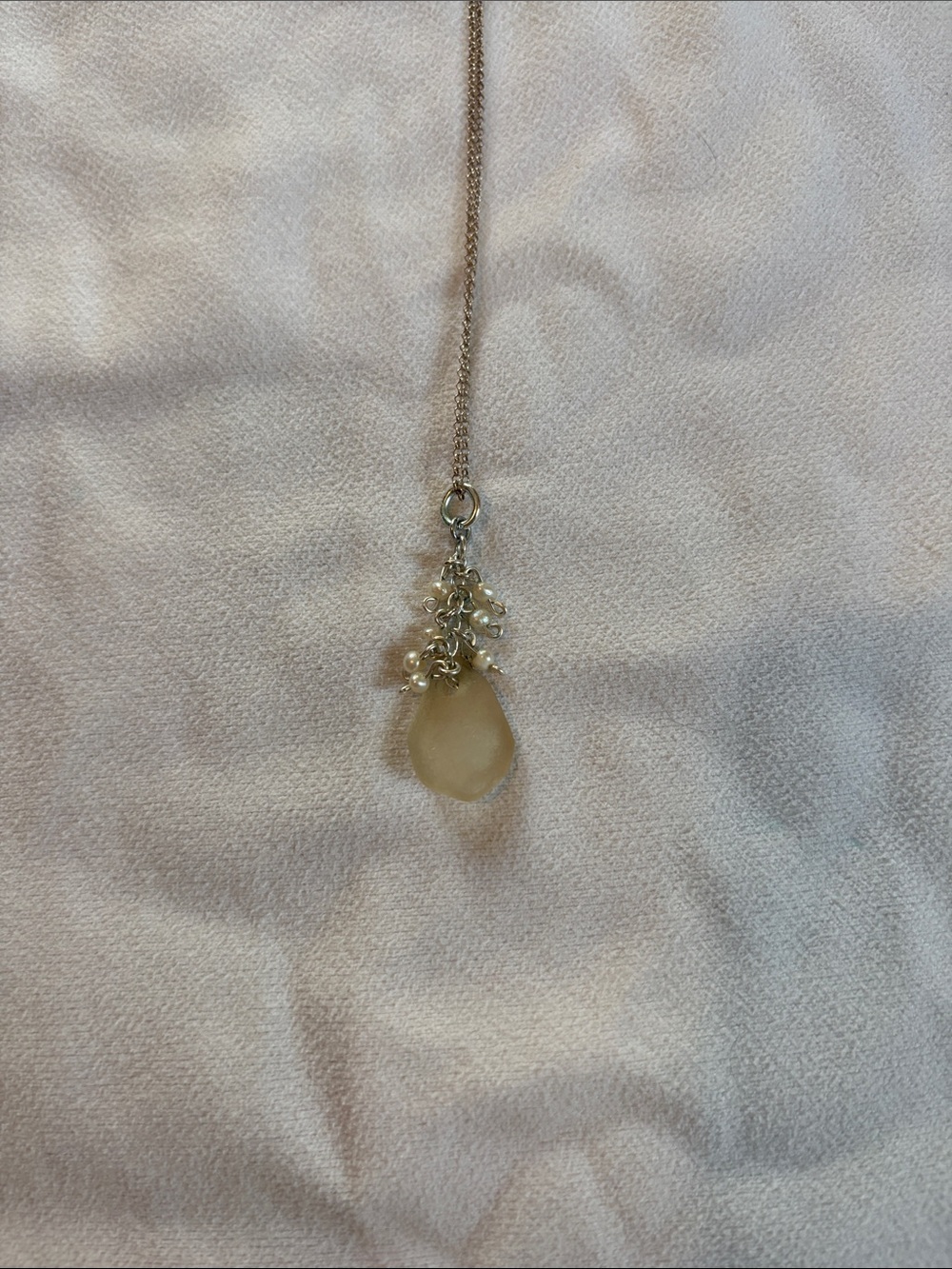 Sea glass necklace
